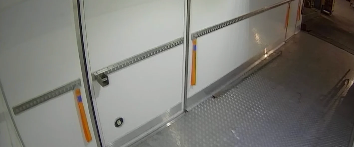 Privacy-edited cold-chain camera example