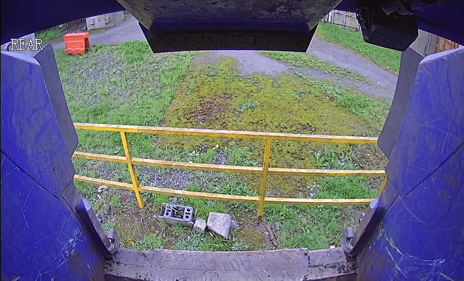 Privacy-edited collection rear-area camera example