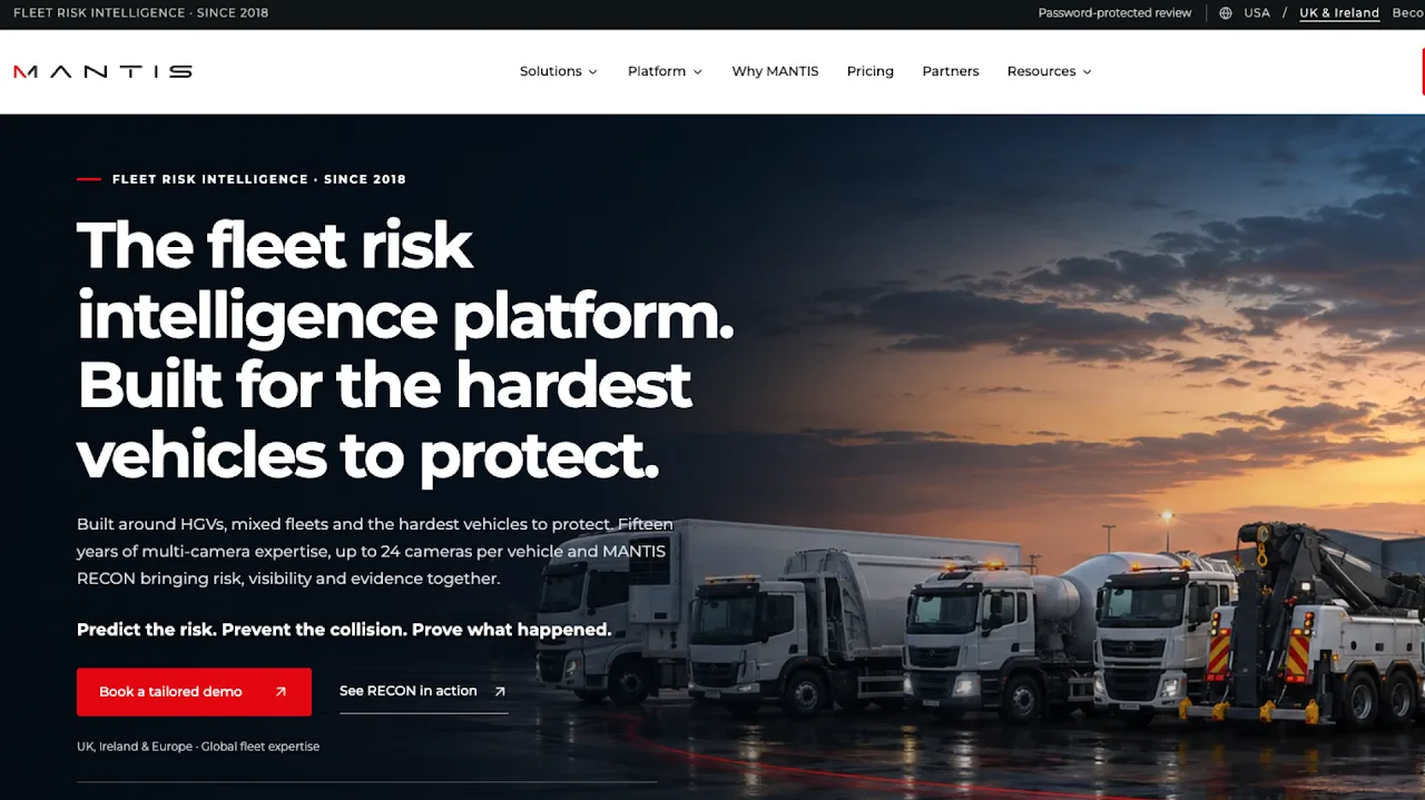 The new mantis.io home page