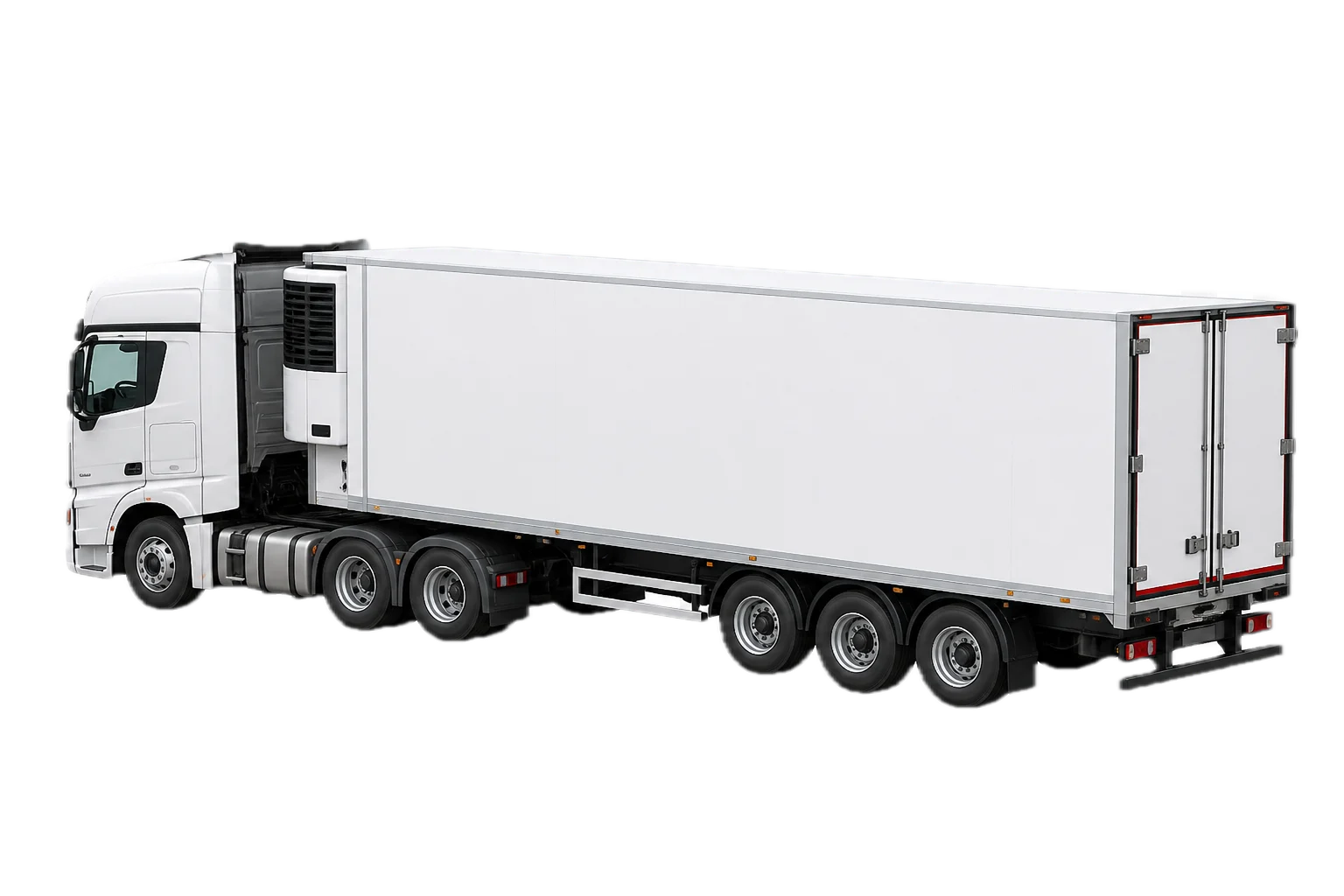 UK/European Temperature-controlled distribution vehicle illustration