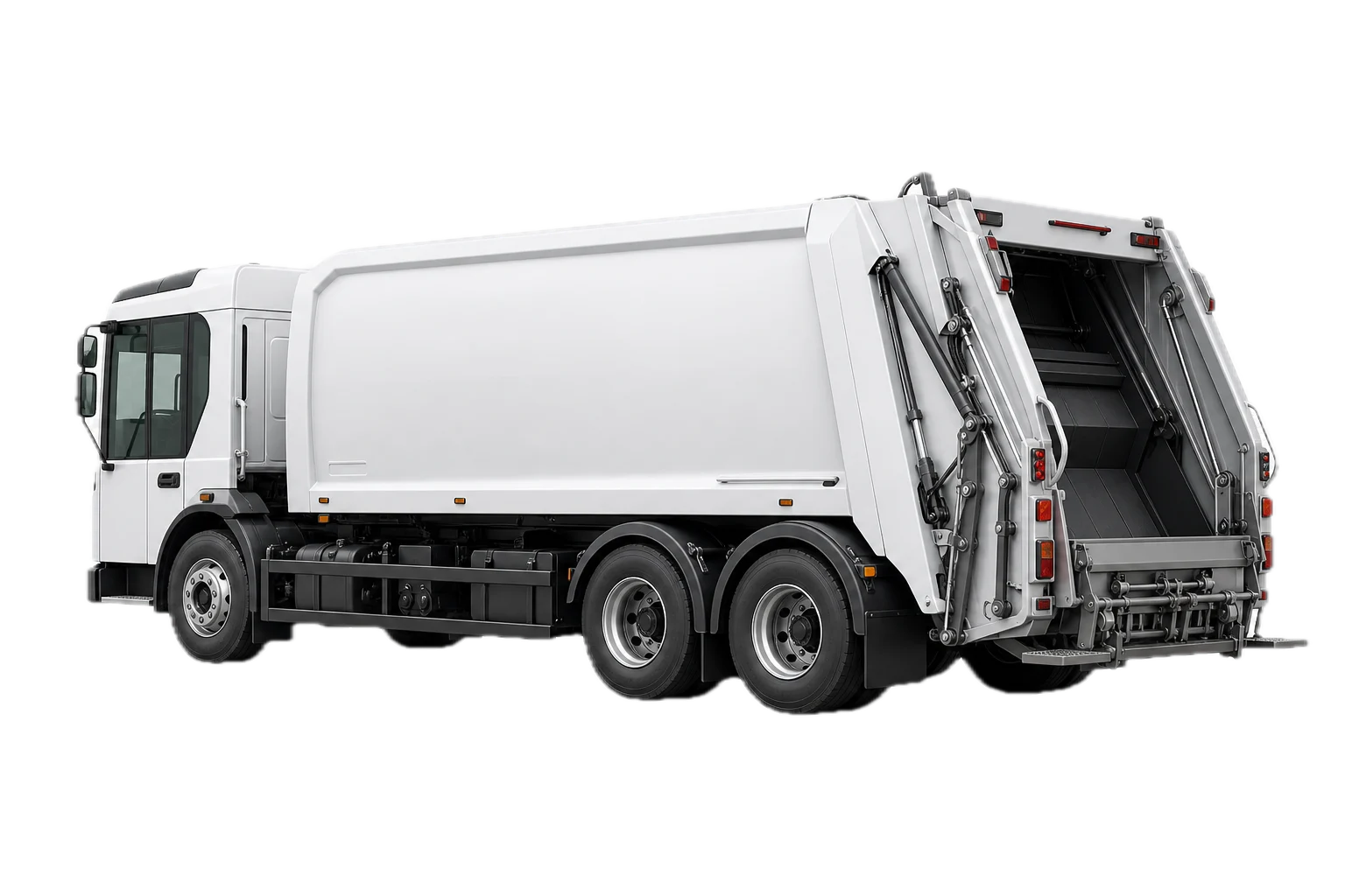 UK/European Waste & recycling vehicle illustration