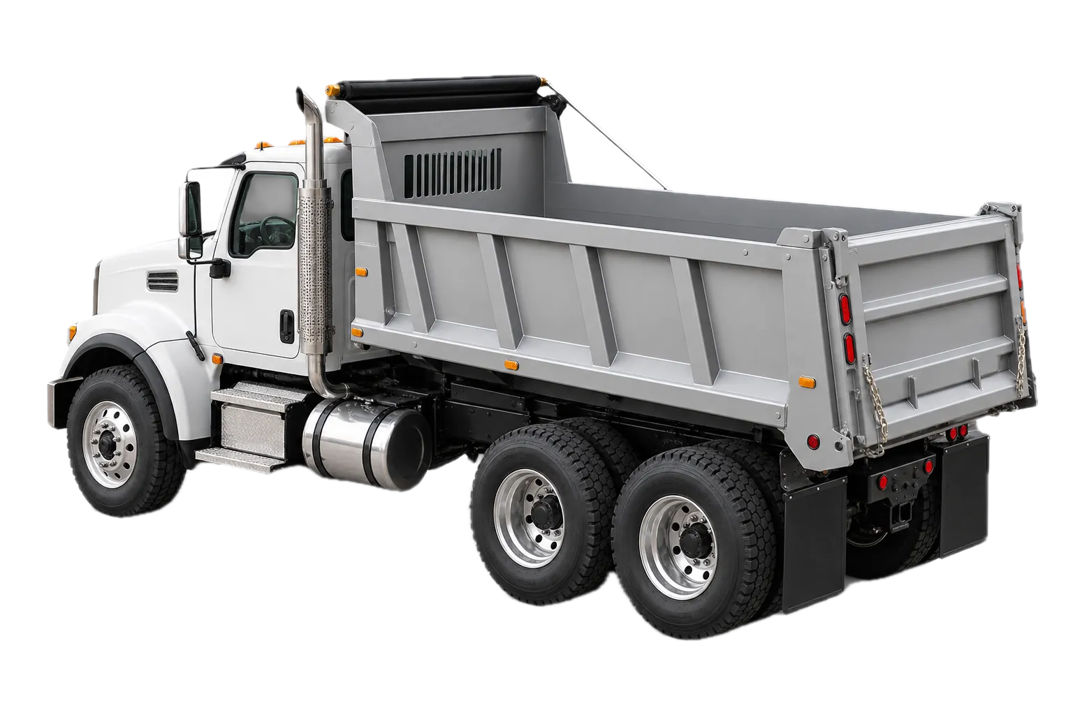U.S. conventional Construction & concrete vehicle illustration