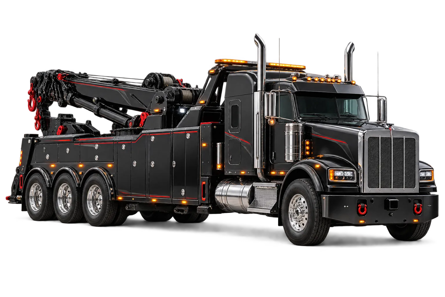 U.S. conventional Recovery & towing vehicle illustration