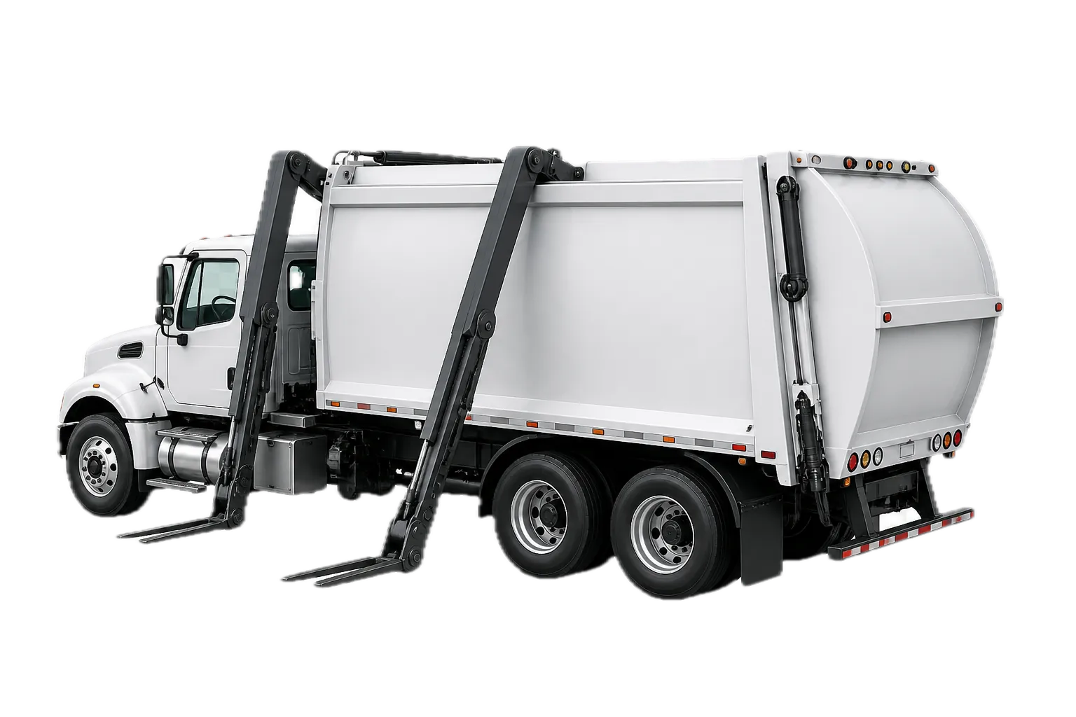 U.S. conventional Waste & recycling vehicle illustration